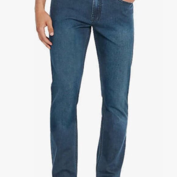 Buffalo David Bitton Men's Slim Straight Jean Stretch Denim Blue Size 40x34 - Picture 2 of 10